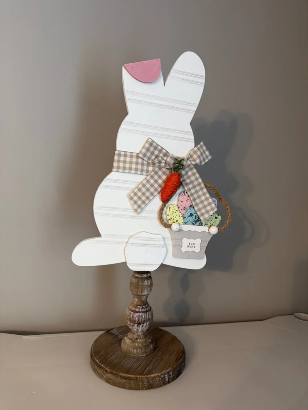 Glory Haus Wooden Holiday Decor 5 count holiday toppers and stand - Picture 6 of 9